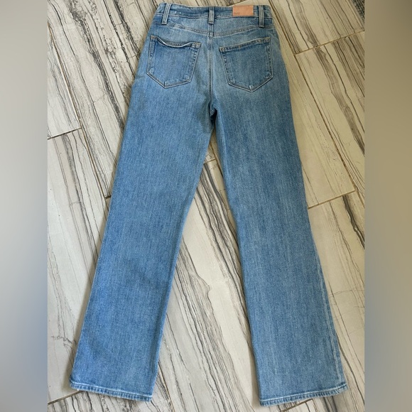 PAIGE Atley Ankle Flare Stretch Jeans Light Blue - Picture 3 of 16